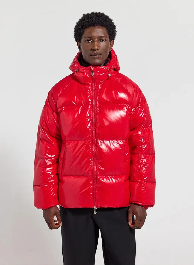 pyrenex-sten-doudoune-unisexe-capuche-rouge image 1