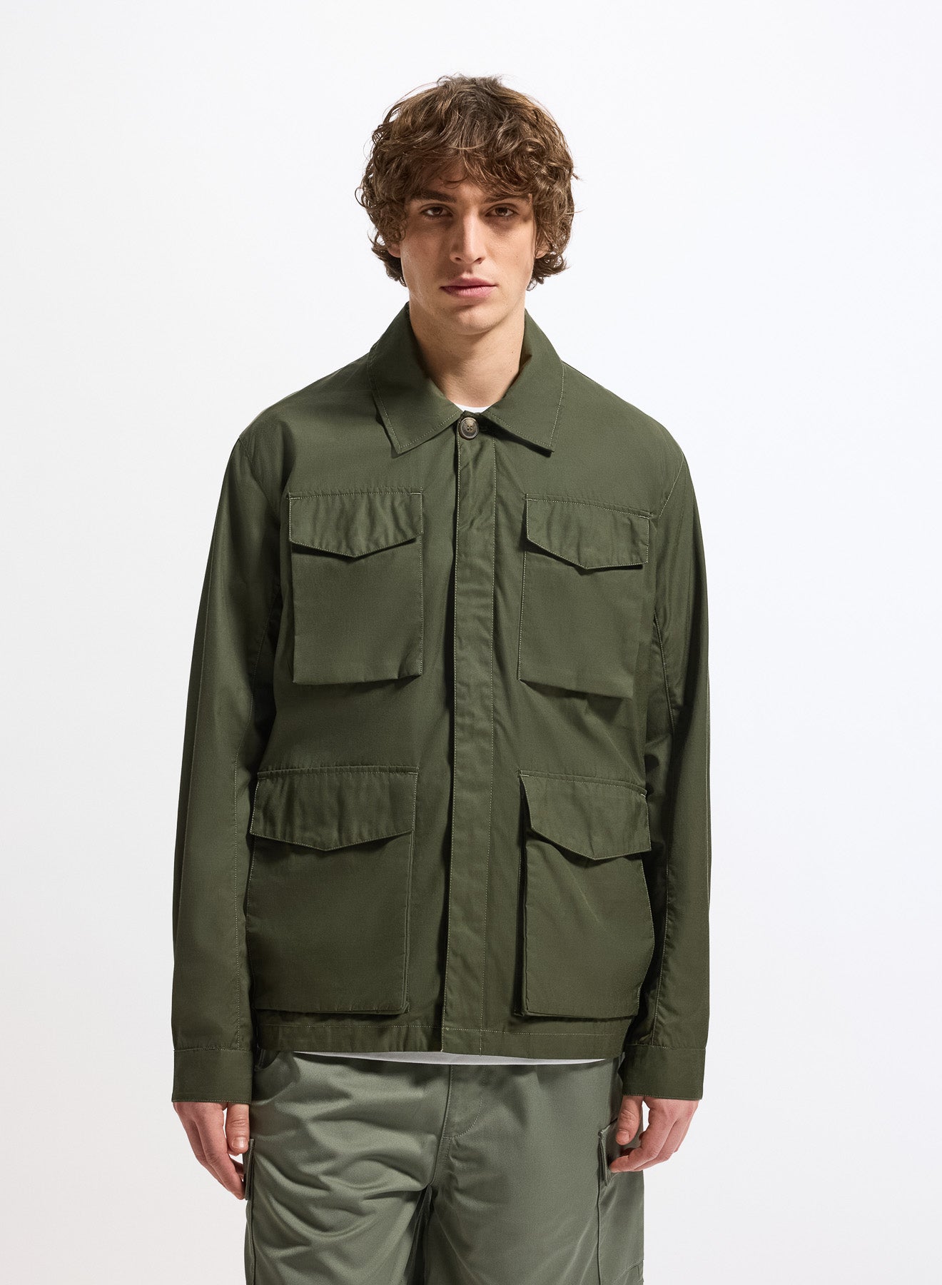 veste-l-g-re-homme-pyrenex-field-kaki-fonc image 1