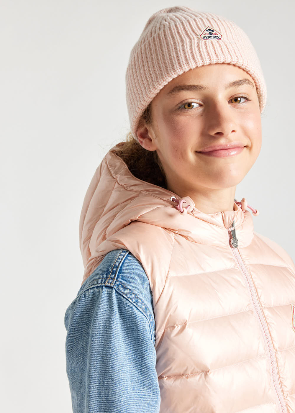 pyrenex-cheslin-doudoune-sans-manche-enfant-peach-whip image 4