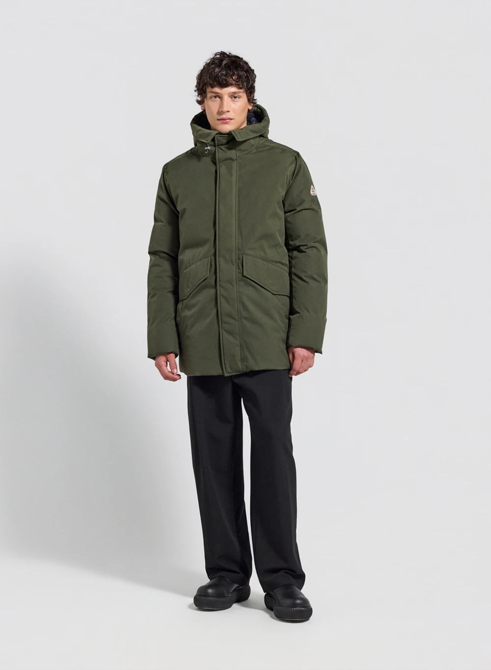 pyrenex-fingal-parka-matelass-e-homme-kaki-fonc image 2