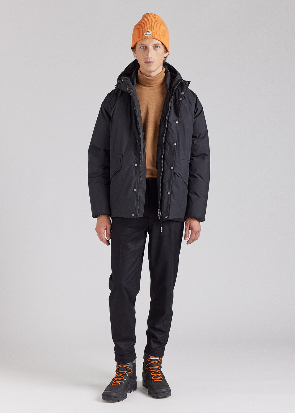 pyrenex-covert-parka-courte-homme-en-duvet-naturel-black image 2
