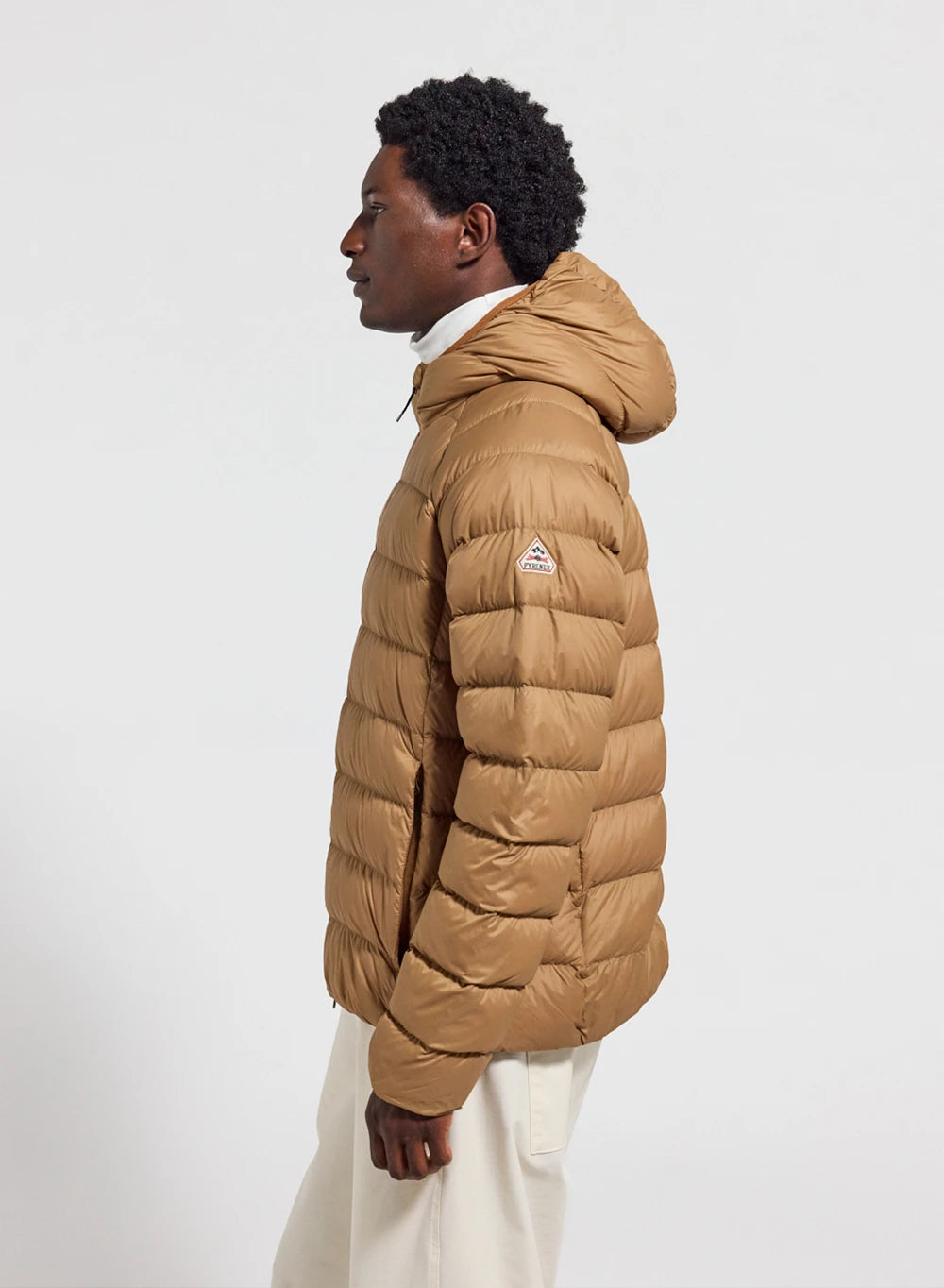 doudoune-capuche-homme-pyrenex-arial-marron-clair-duvet-legend image 3