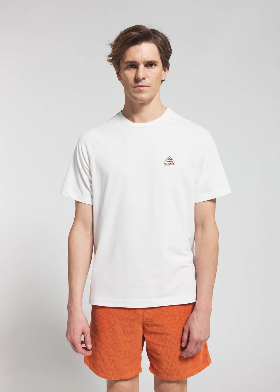 pyrenex-corto-white-t-shirt-unisexe-en-coton-biologique-blanc image 1