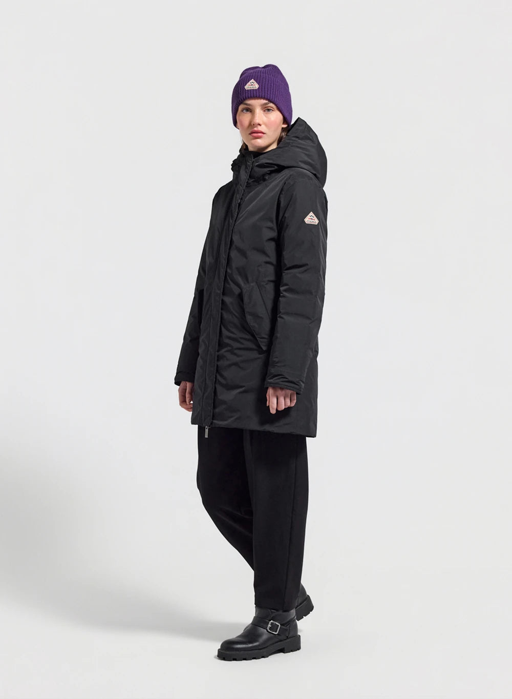 pyrenex-easy-parka-imperm-able-femme-noire-duvet-naturel image 2