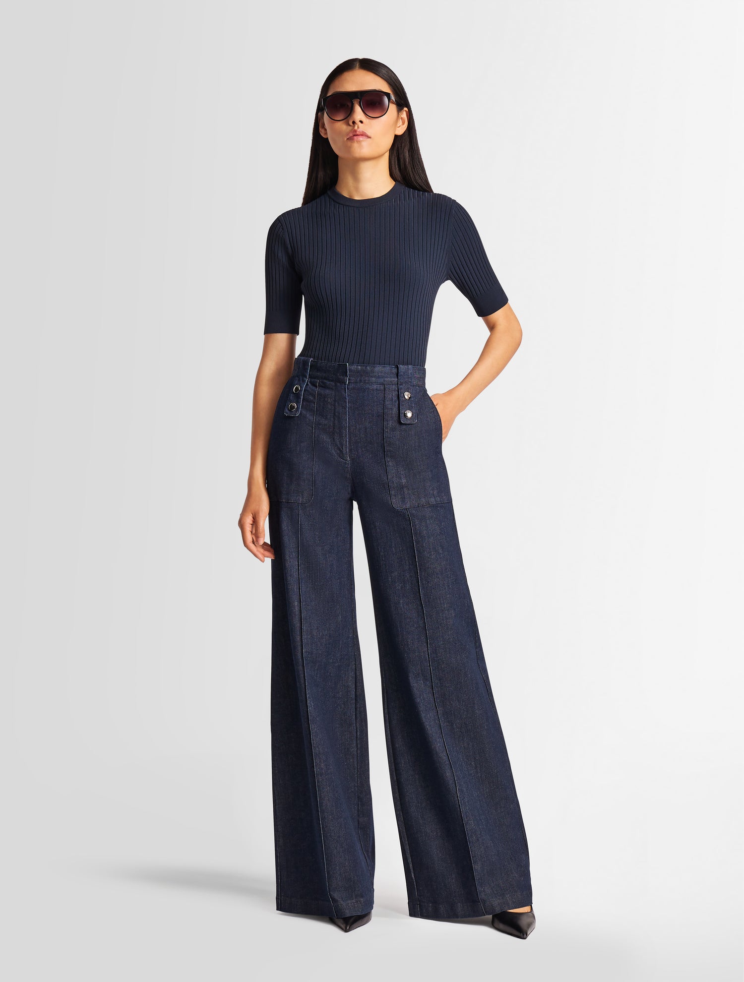 fusalp-jadou-top-femme-manches-courtes-c-tes-fines image 1