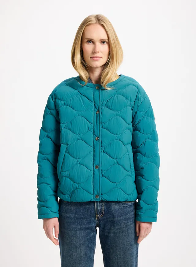 doudoune-l-g-re-femme-pyrenex-nacre-turquoise image 1