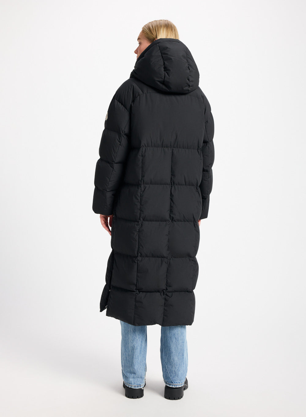pyrenex-attract-doudoune-longue-femme-noire-duvet image 6