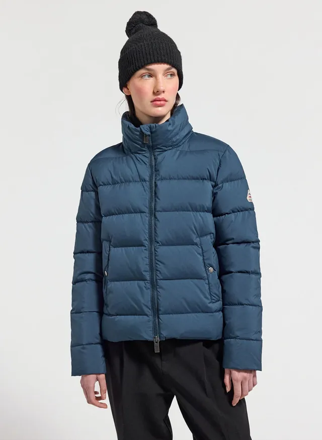 pyrenex-spoutnic-doudoune-femme-capuche-amovible-bleu-p-trole image 1