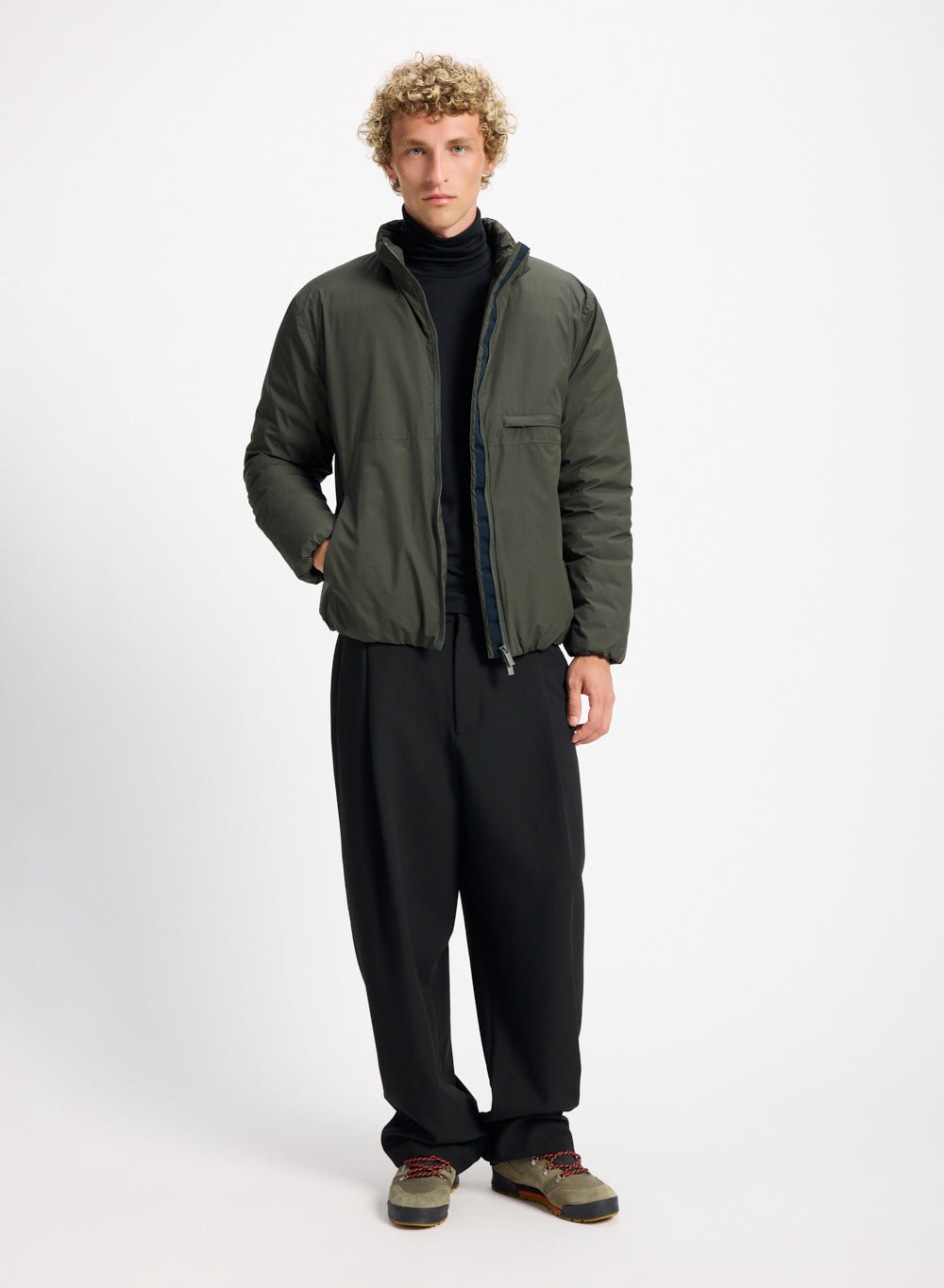 blouson-duvet-homme-pyrenex-spectre-kaki image 2