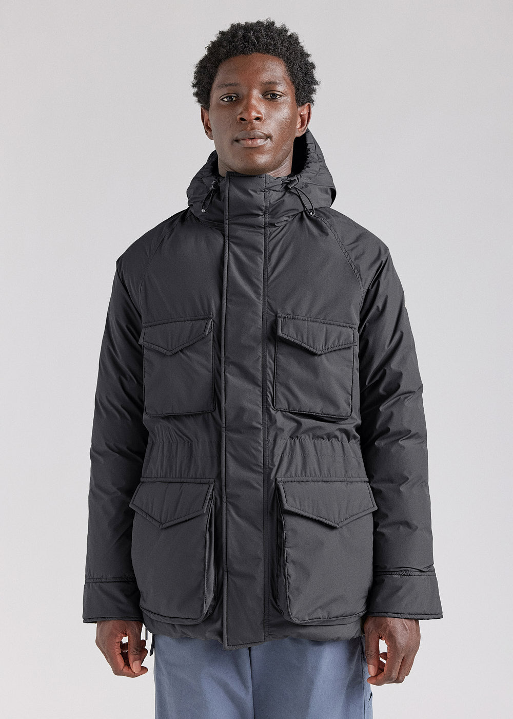 pyrenex-bazus-parka-homme-en-duvet-naturel-noire image 1