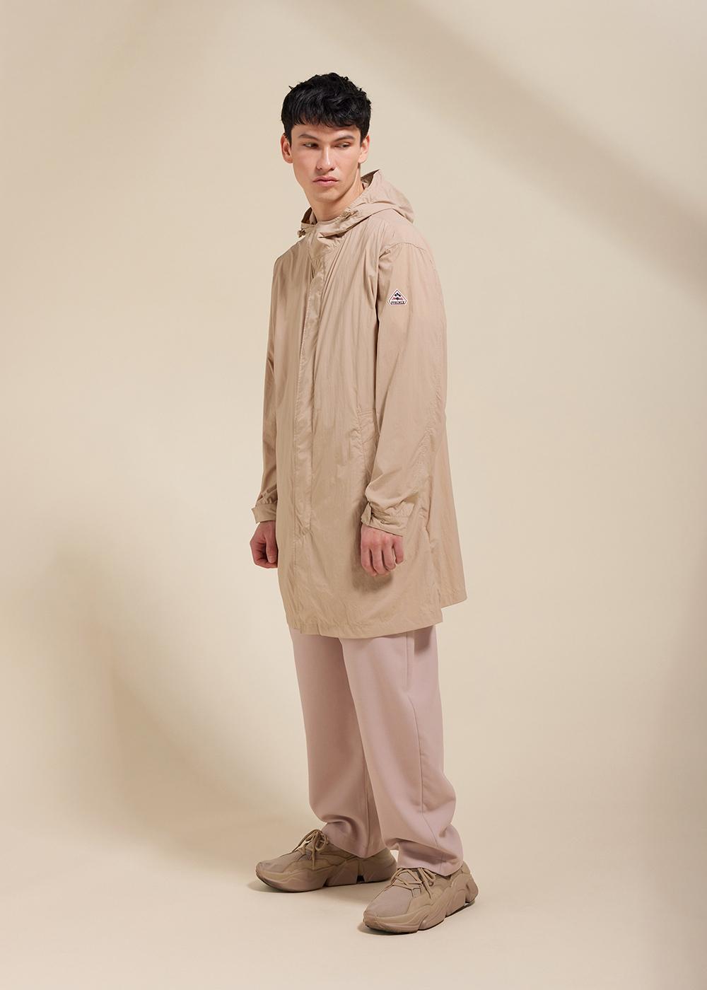 pyrenex-torrent-coupe-vent-long-capuche-unisexe-cuban-sand image 3