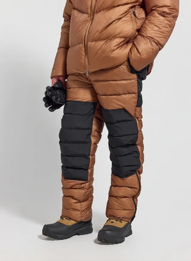 pyrenex-surge-pantalon-matelass-duvet-homme-marron image 1