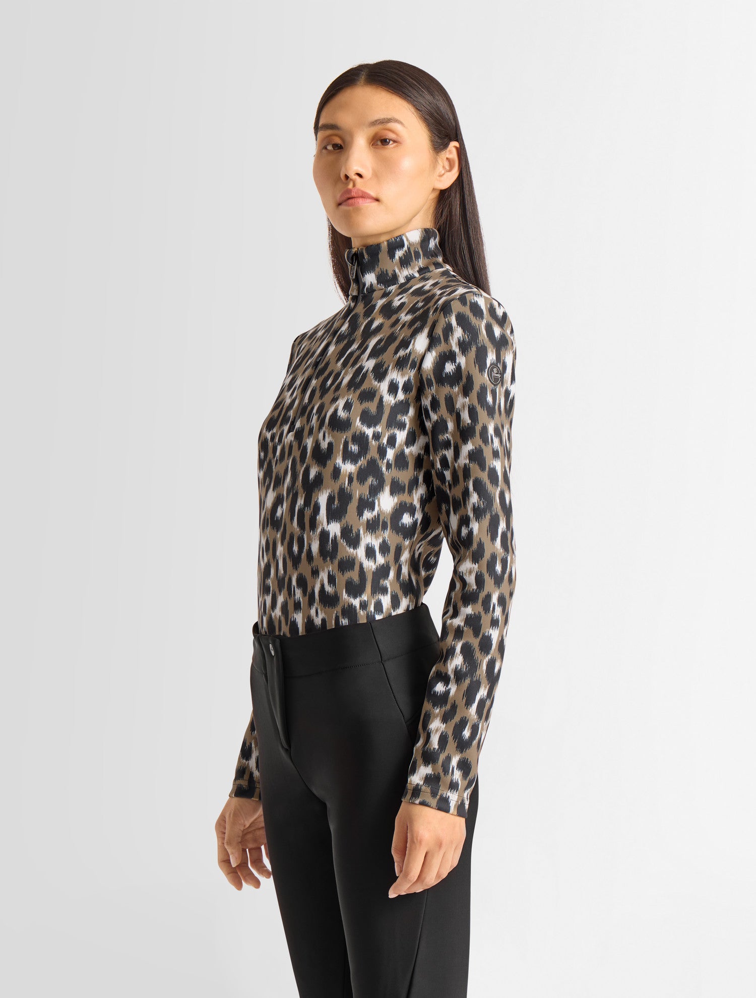 fusalp-orion-leopard-sous-pull-ski-col-montant-powerstretch image 2