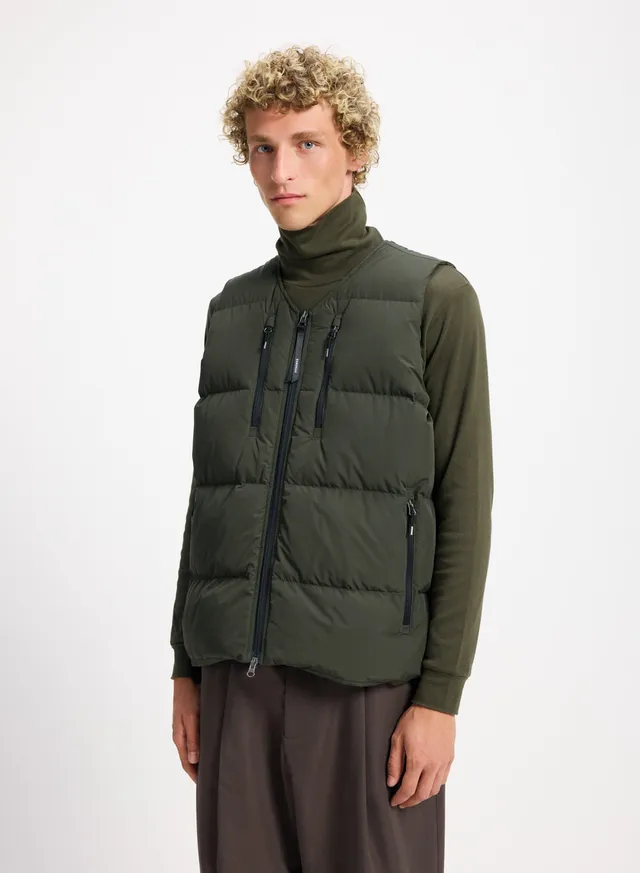 pyrenex-solace-doudoune-sans-manches-homme-kaki image 1