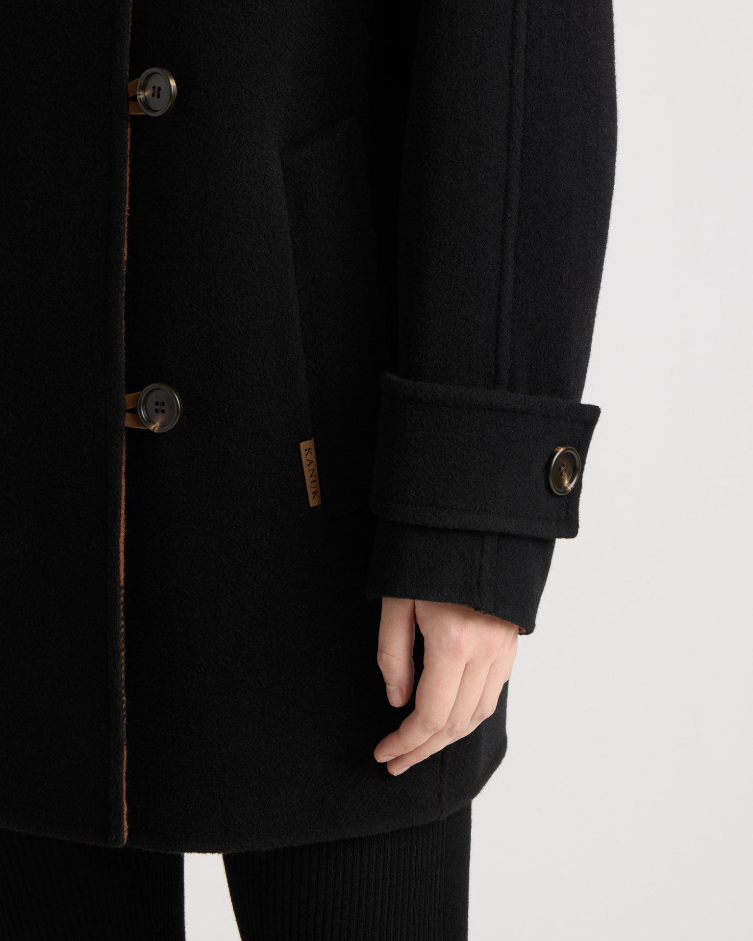 kanuk-valcourt-duffle-coat-laine-double-face-femme image 5