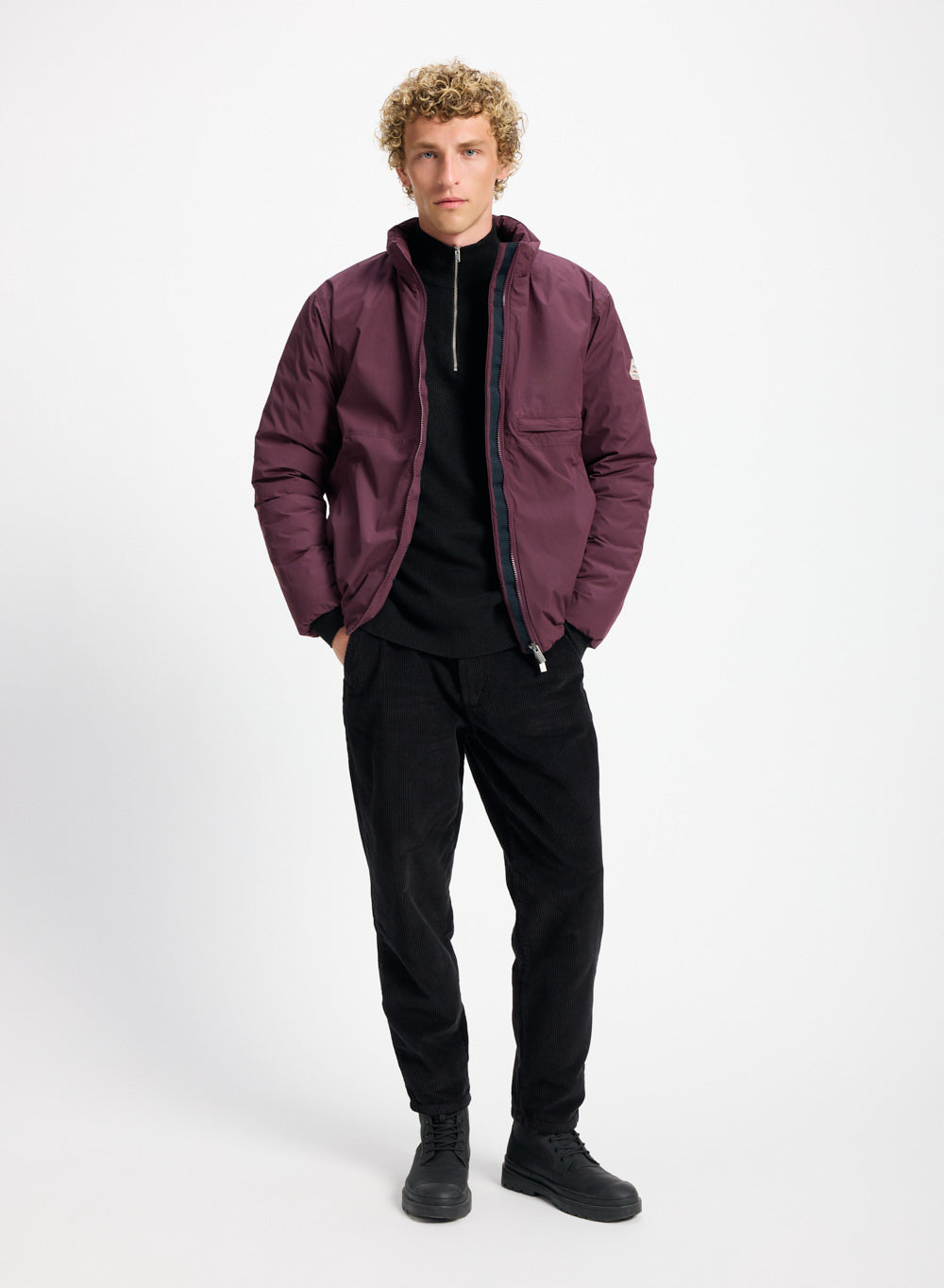 pyrenex-spectre-blouson-en-duvet-homme-violet-fonc image 2
