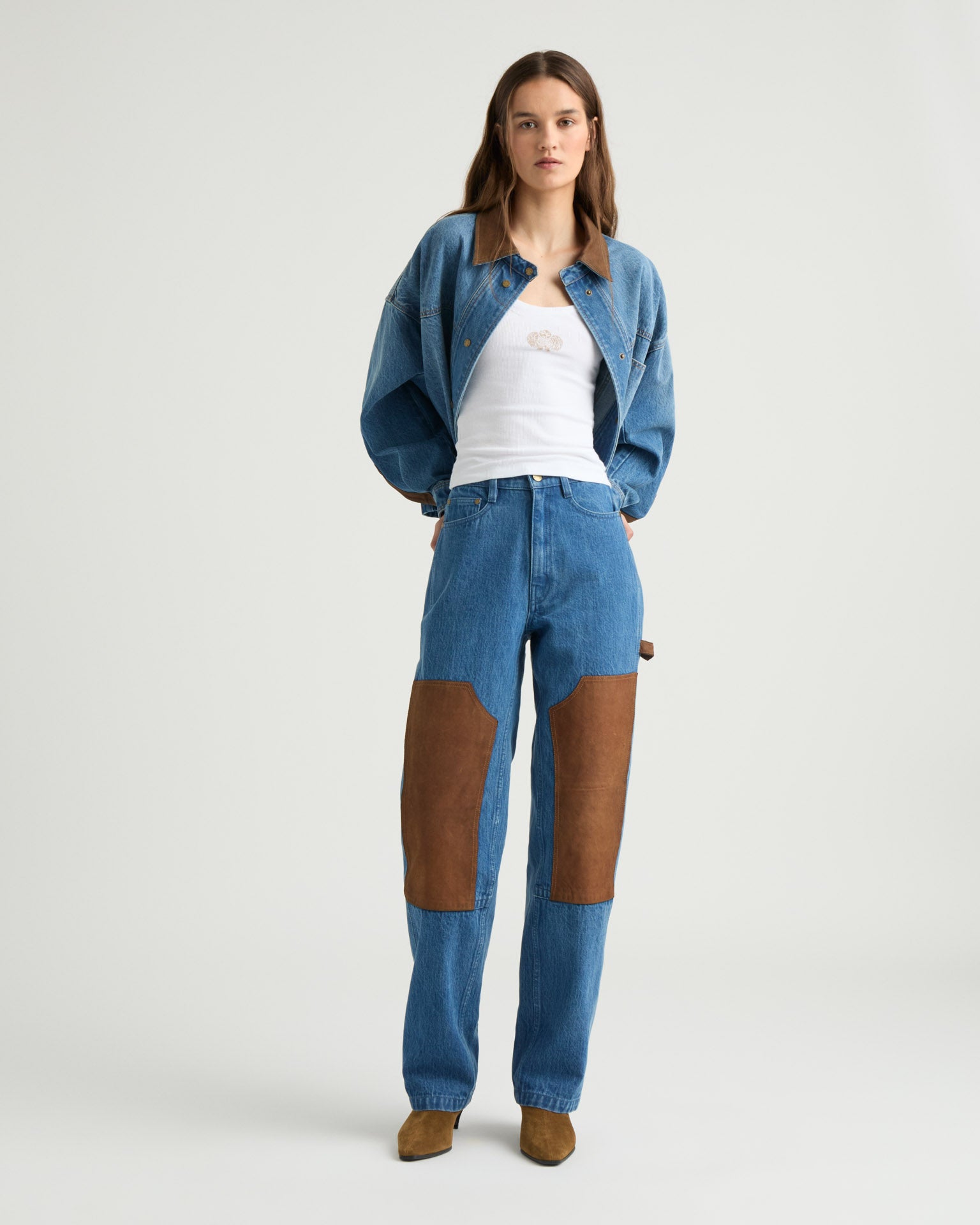 kanuk-carcajou-jean-taille-haute-coupe-droite-femme image 1
