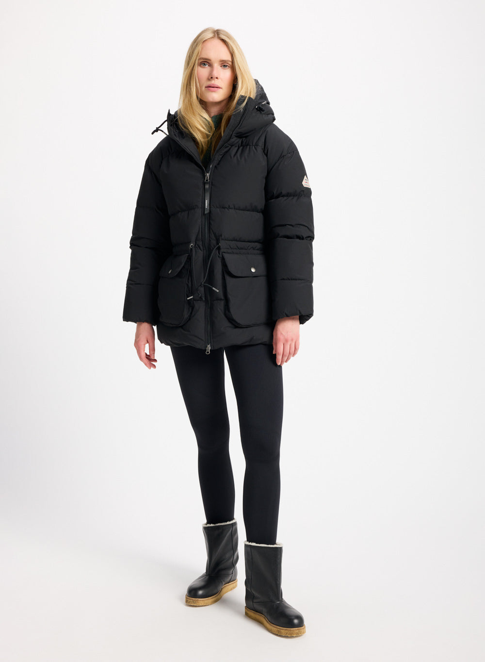 doudoune-pyrenex-aule-femme-noire-capuche image 2