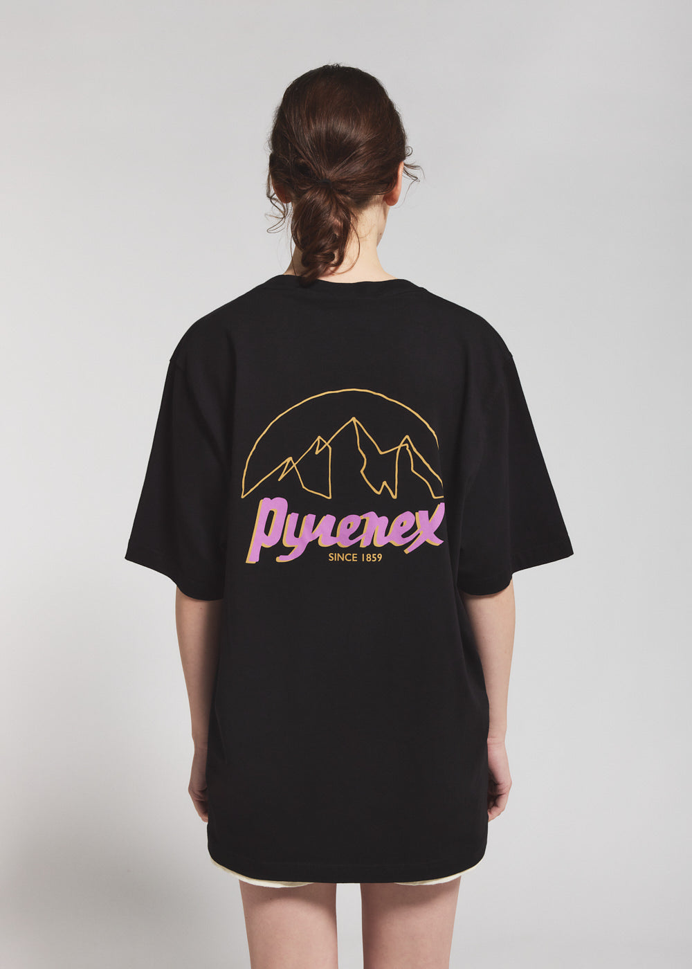 pyrenex-hill-t-shirt-unisexe-coton-bio-noir image 3