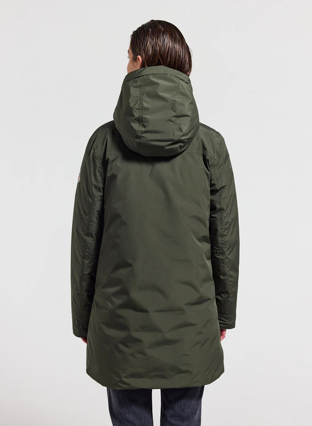 pyrenex-easy-parka-imperm-able-femme-kaki-duvet-naturel image 4