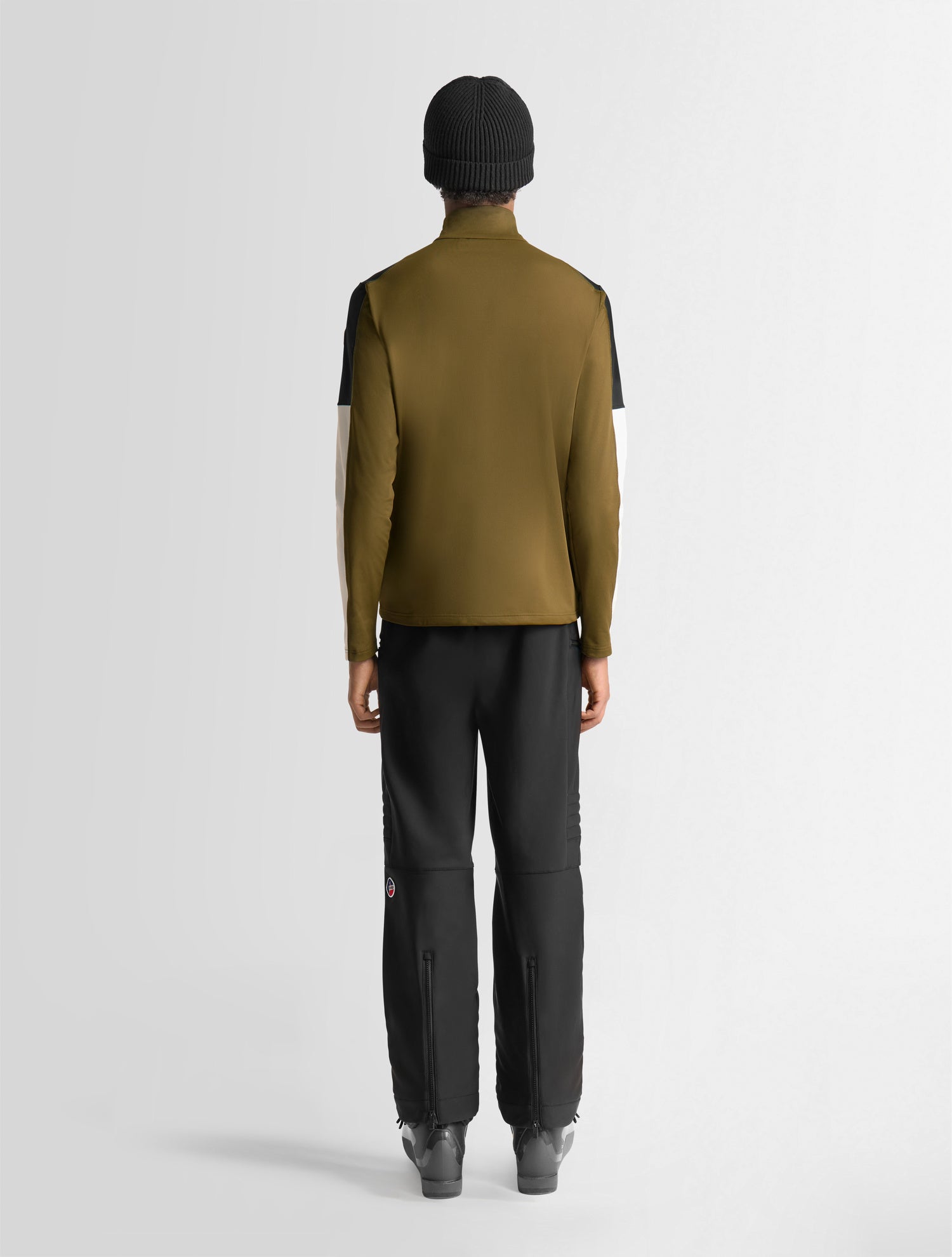 fusalp-pravio-sous-pull-ski-col-montant-demi-zipp-powerstretch image 3