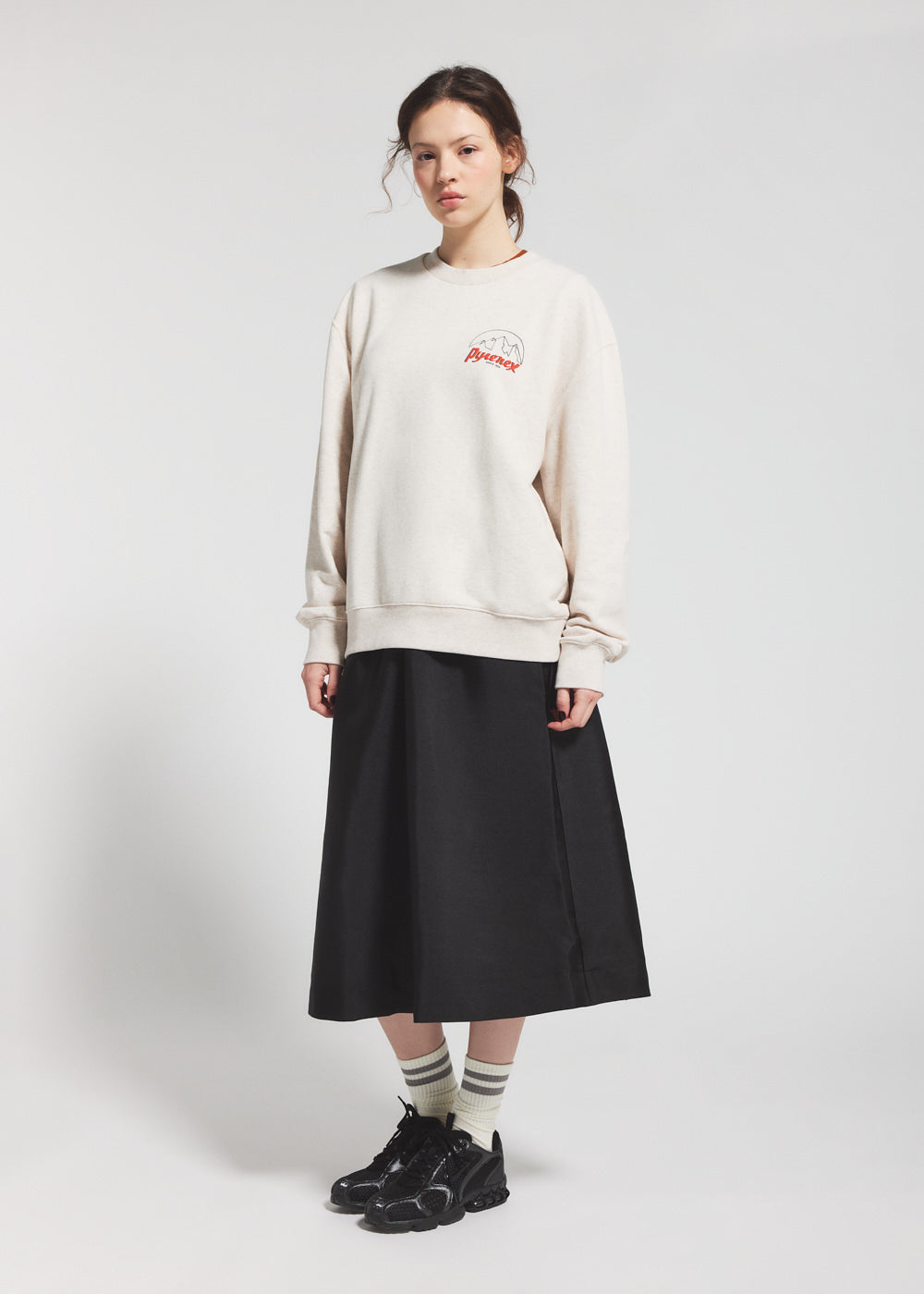 pyrenex-cliff-sweatshirt-unisexe-coton-bio-cr-me image 3