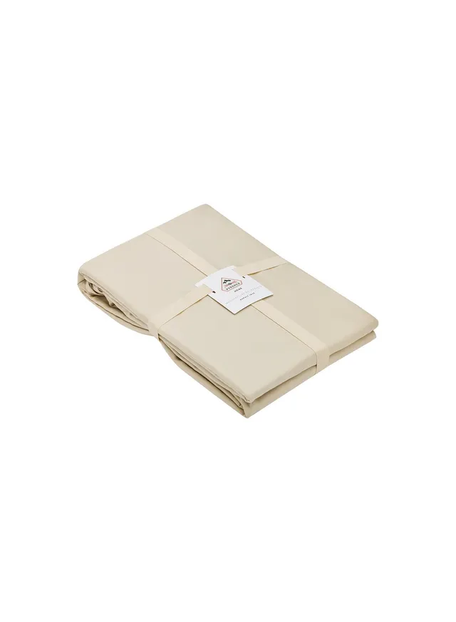 pyrenex-lily-housse-de-couette-unie-cru-coton-bio-et-tencel-lyocell image 1