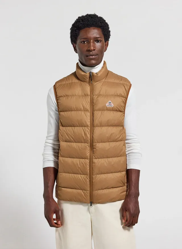 pyrenex-arial-doudoune-sans-manches-homme-marron-clair image 1