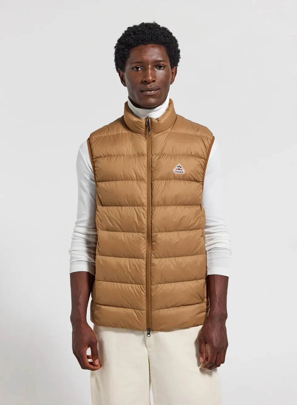 pyrenex-arial-doudoune-sans-manches-homme-marron-clair image 1