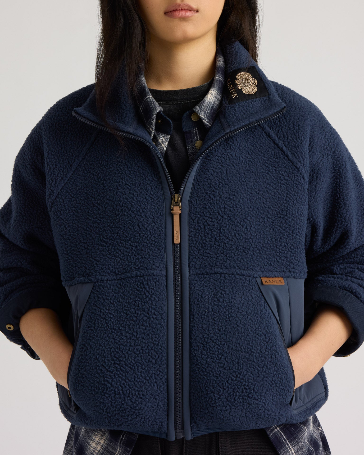 kanuk-b-cassine-chandail-en-molleton-sherpa-zipp image 5