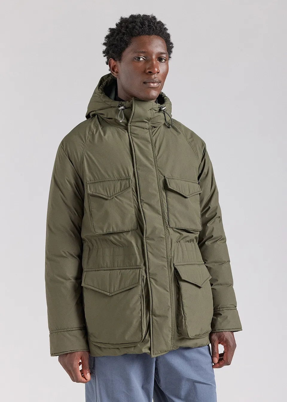 pyrenex-bazus-parka-homme-duvet-naturel-khaki image 1