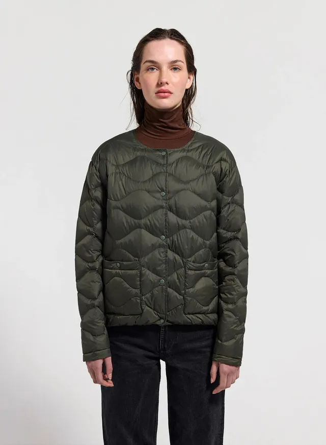 doudoune-pyrenex-orite-femme-kaki-ultra-l-g-re-boutons-pression image 1