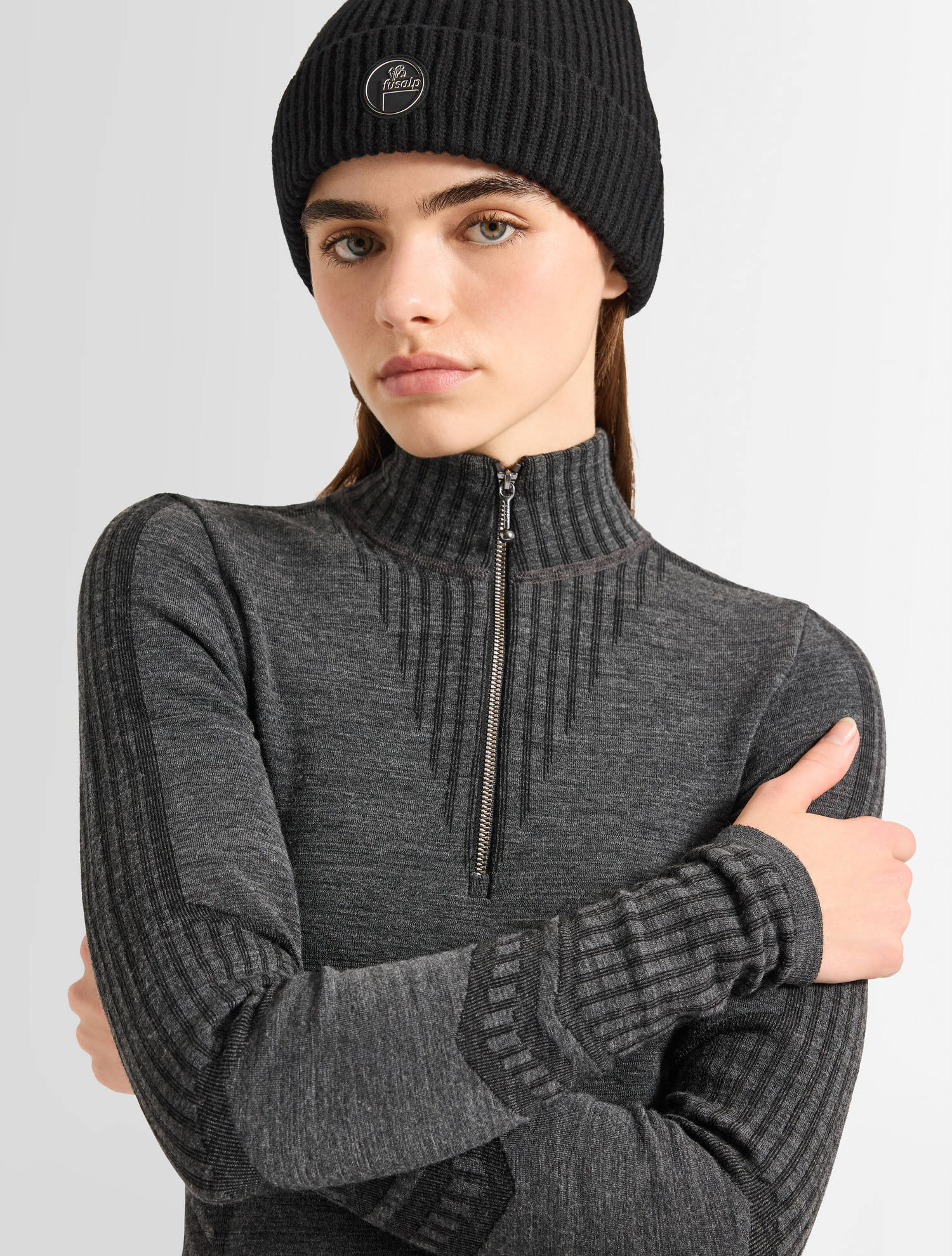 fusalp-seama-sous-pull-sans-coutures-laine-demi-zip image 4