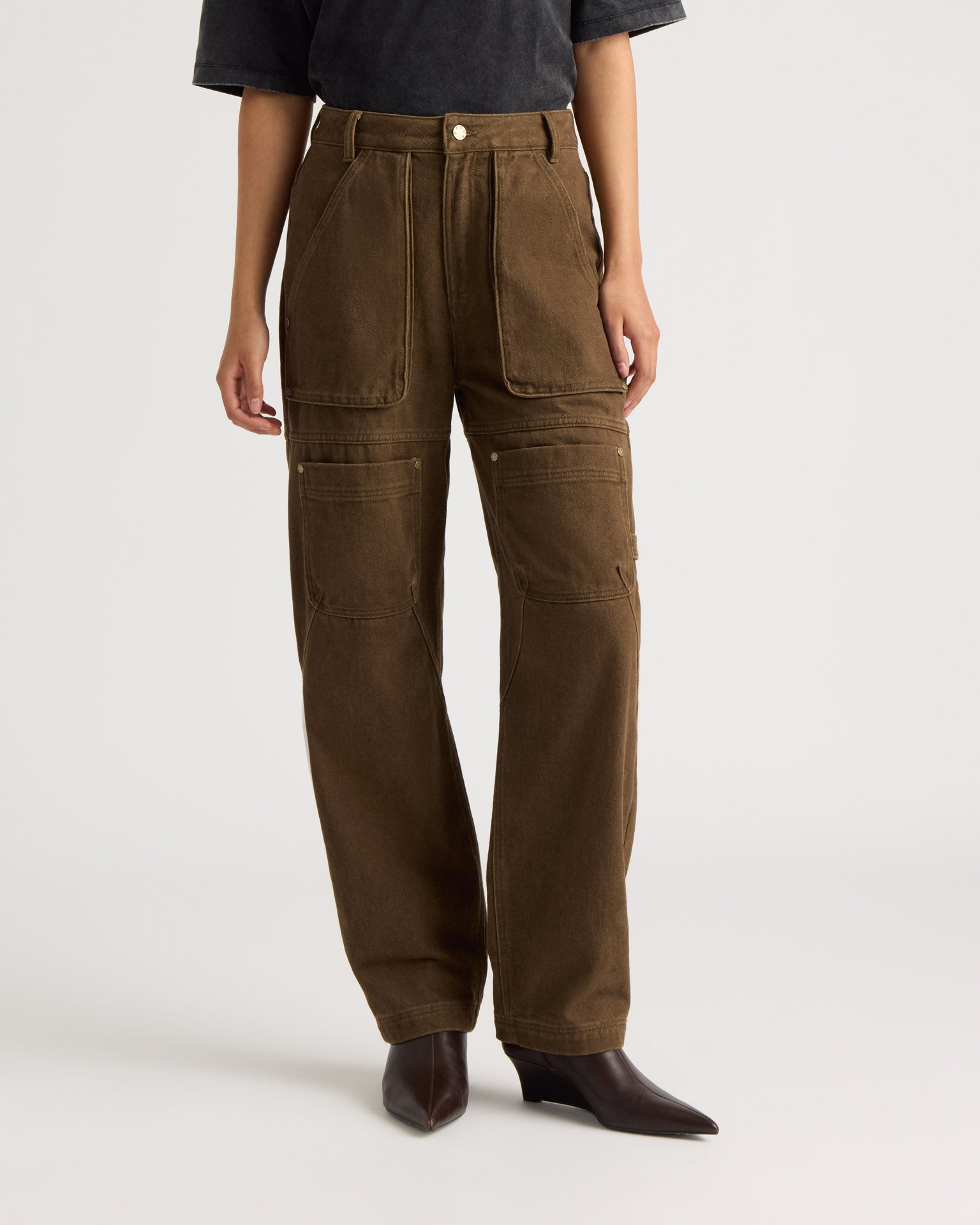 kanuk-kiamika-pantalon-cargo-en-serg-jambe-ballon-femme-2 image 3