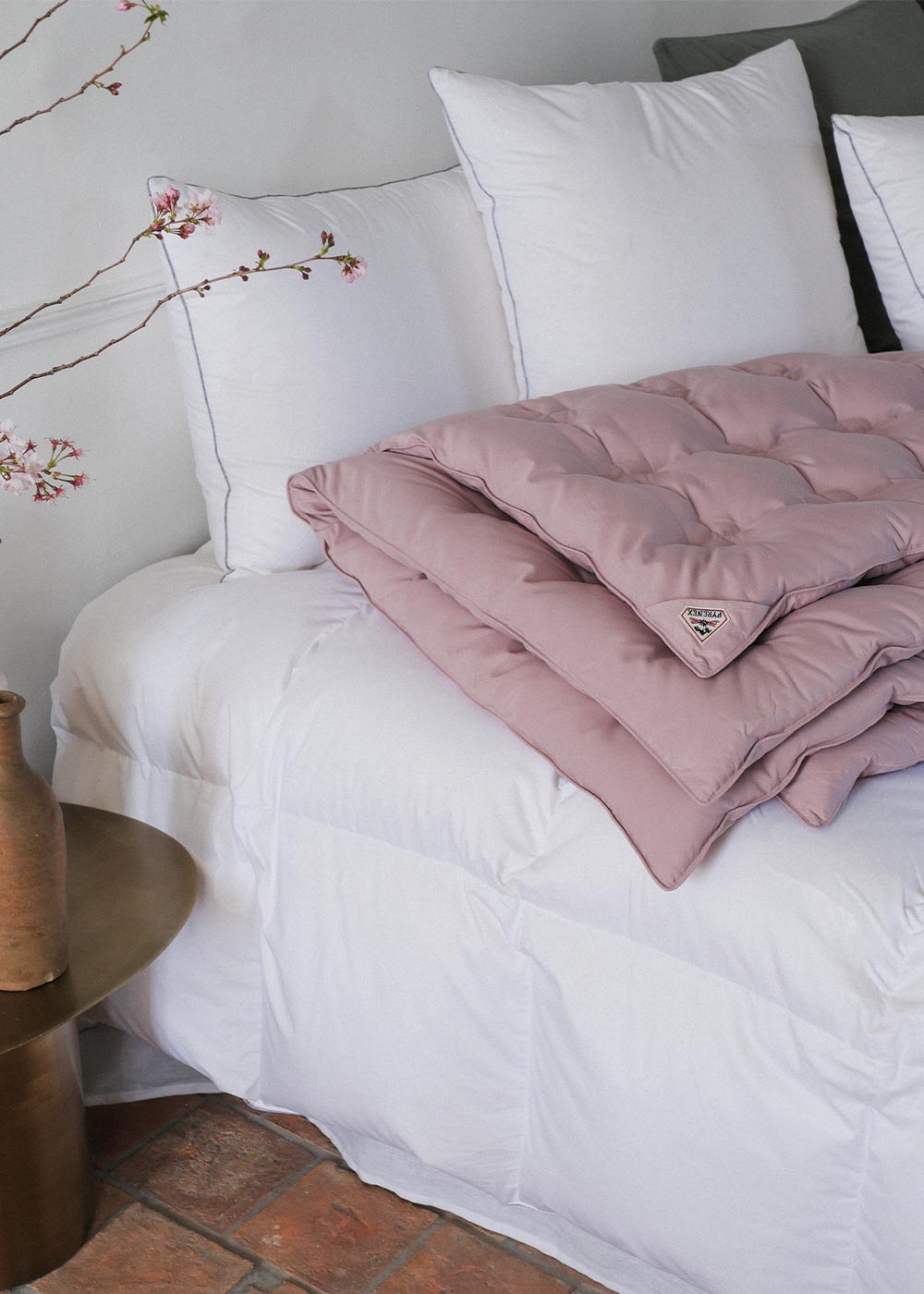 pyrenex-caresse-plaid-bois-de-rose-duvet image 2