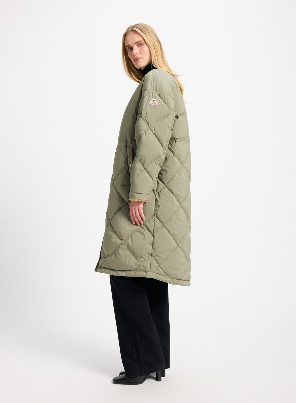 pyrenex-blossom-doudoune-longue-femme-khaki image 3