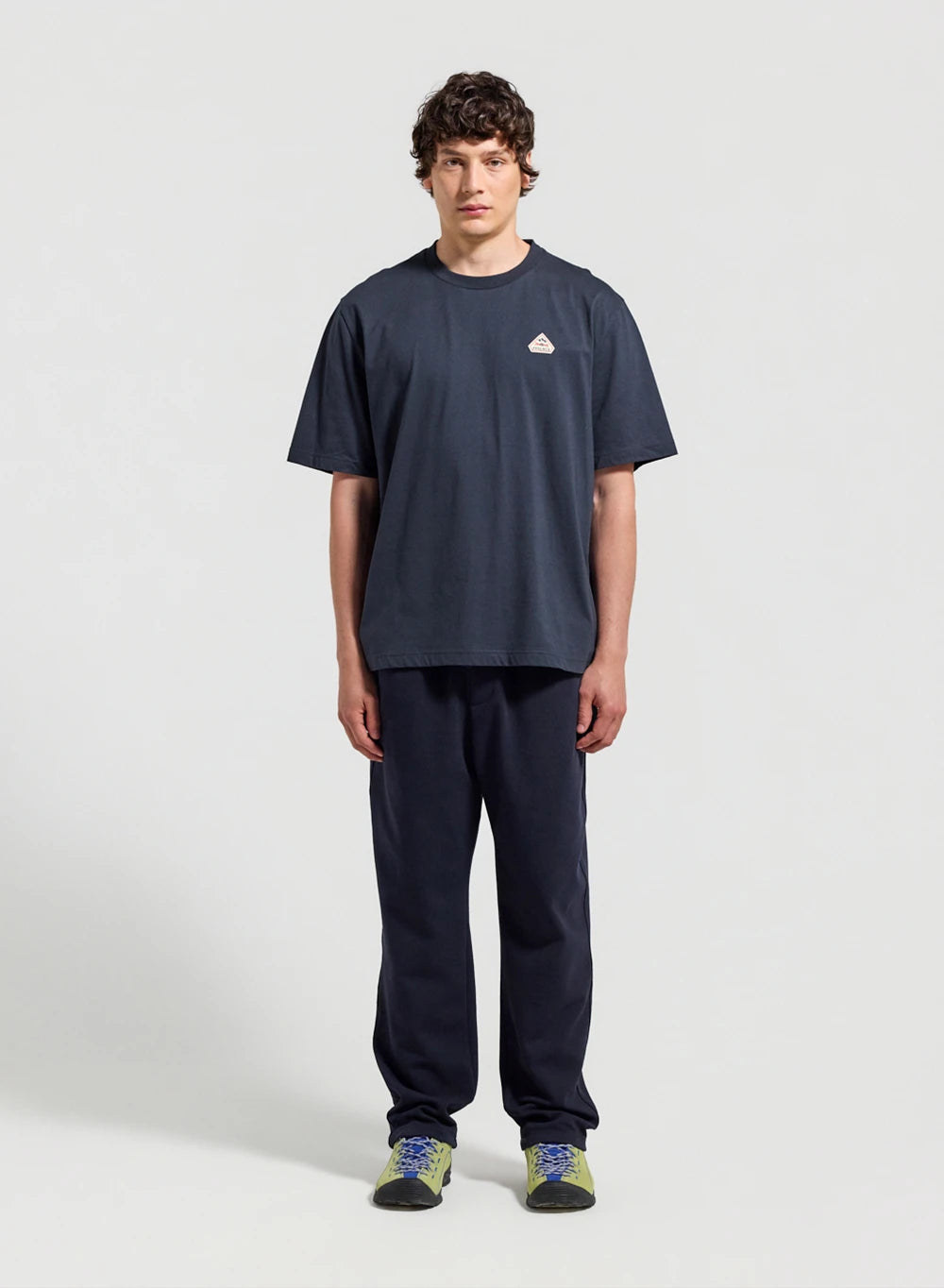 pyrenex-classic-t-shirt-unisexe-coton-bio-bleu-marine image 3