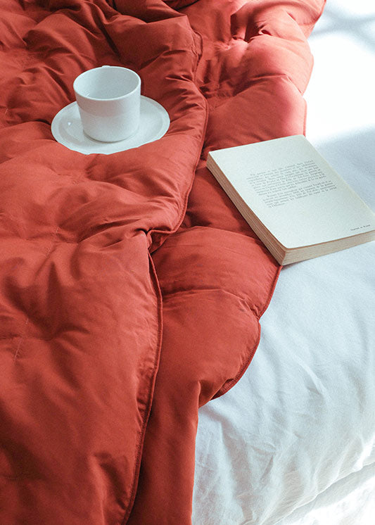pyrenex-caresse-plaid-chianti-duvet-naturel image 2