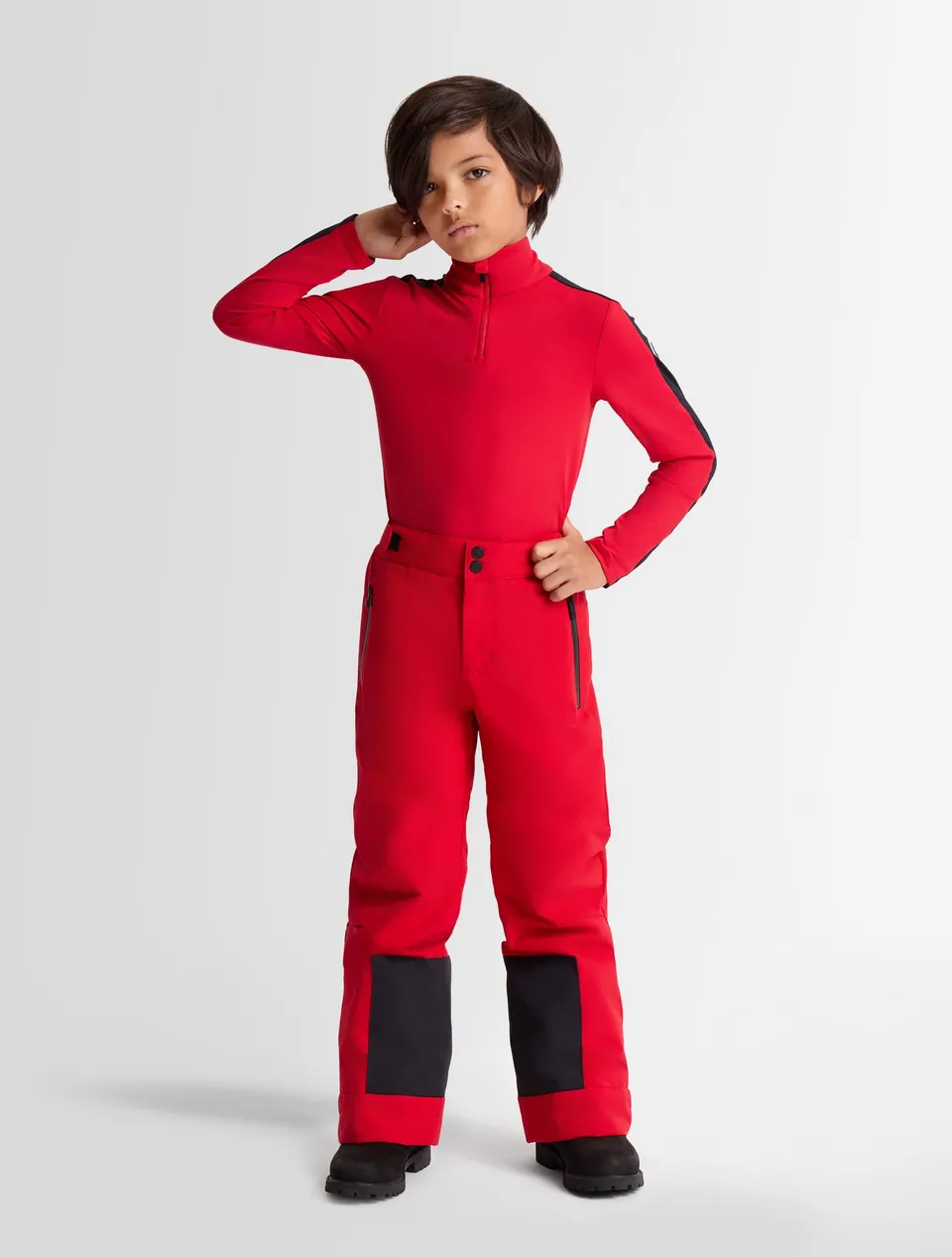 fusalp-sinope-sous-pull-enfant-powerstretch-demi-zip image 1
