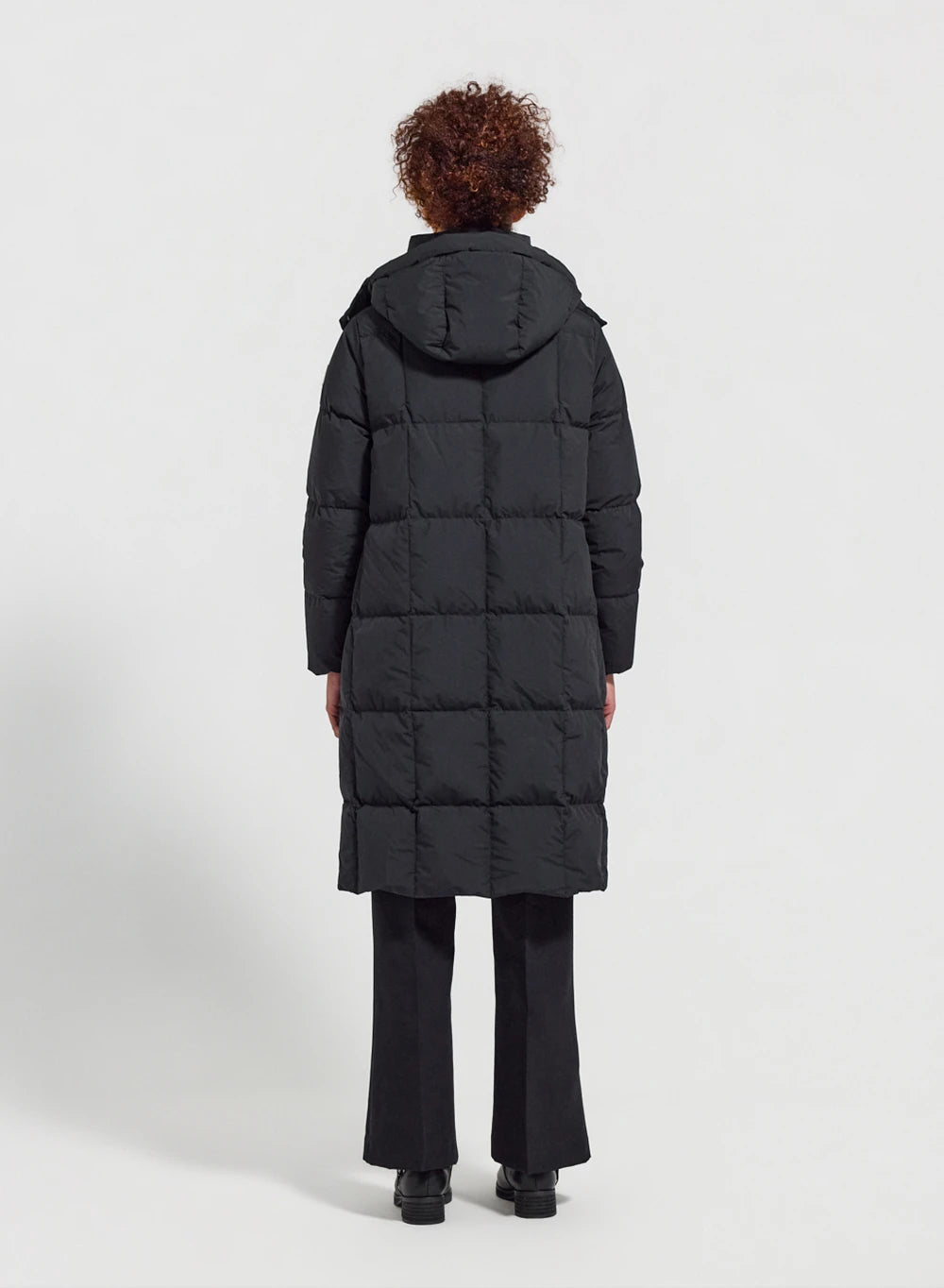 pyrenex-mystery-doudoune-hiver-longue-capuche-femme-noire image 4