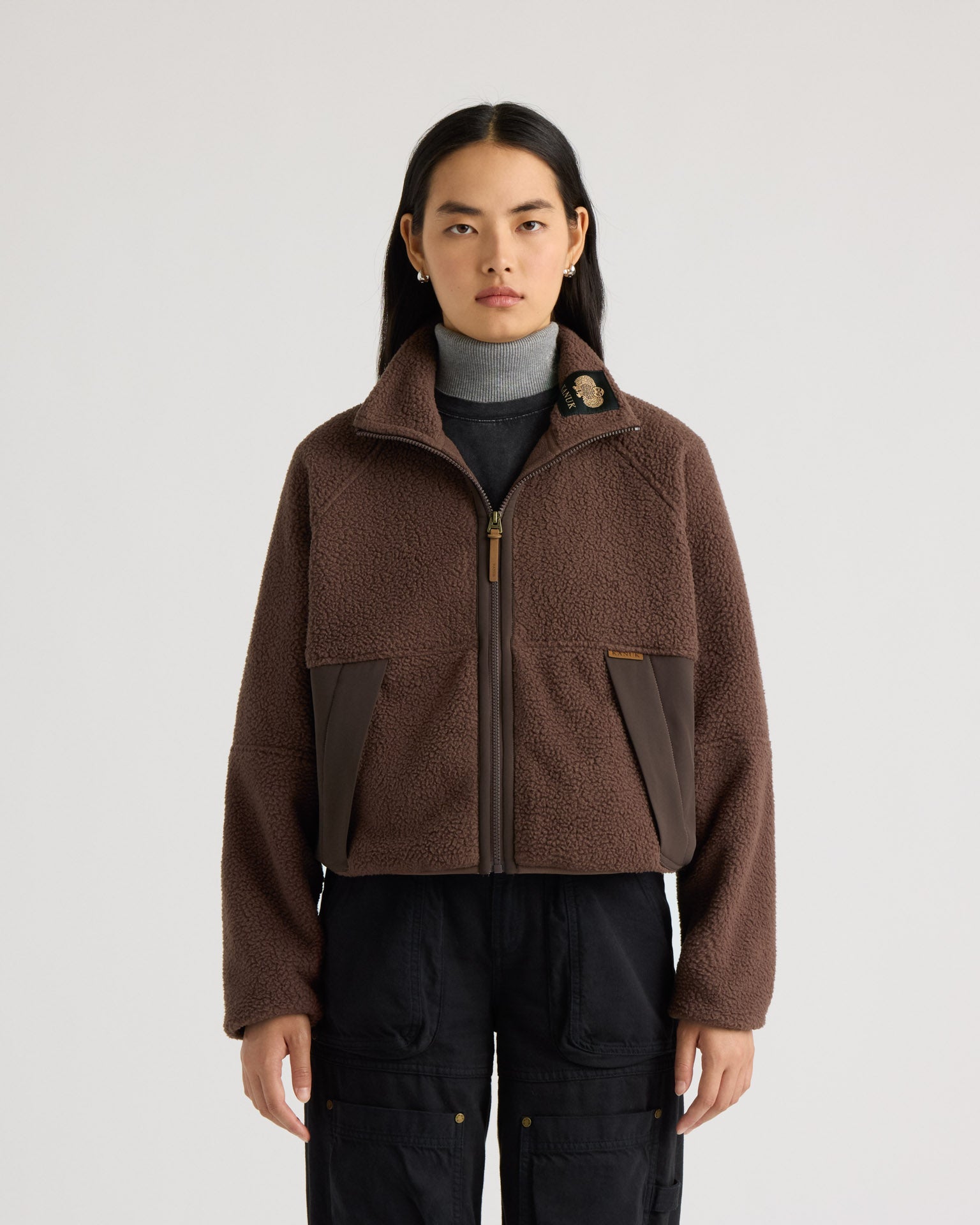 kanuk-becassine-chandail-polaire-sherpa-zipp image 1