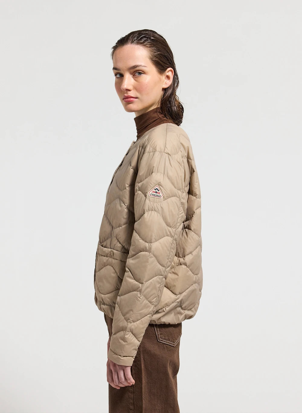 pyrenex-orite-doudoune-ultra-l-g-re-femme-beige image 3