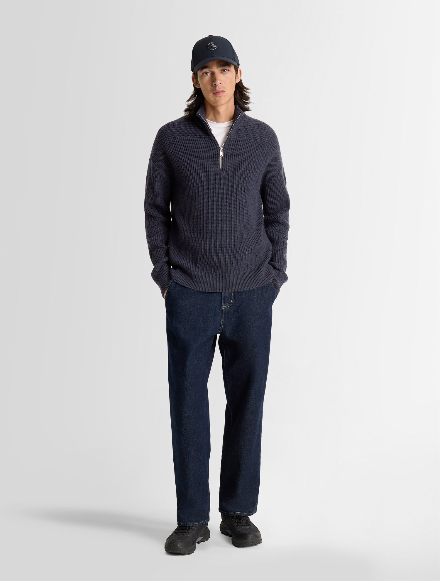 fusalp-pull-hesyo-col-montant-demi-zip-laine-cachemire image 1