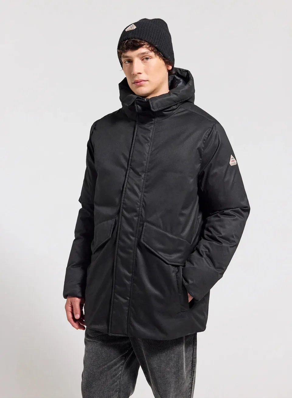 pyrenex-fingal-parka-matelass-e-capuche-homme-noire-duvet-fran-ais image 1