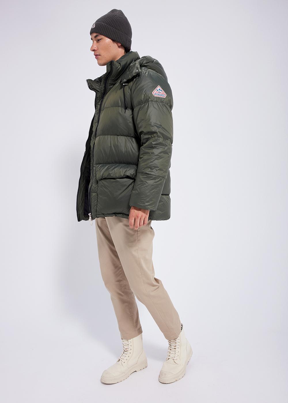 pyrenex-evolve-doudoune-homme-capuche-deep-khaki image 2