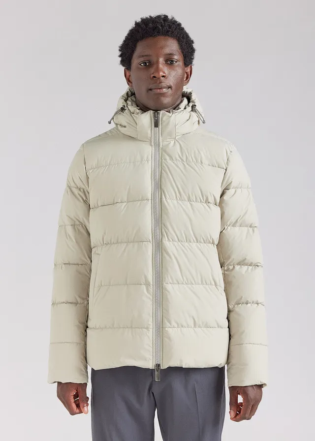 pyrenex-spoutnic-doudoune-homme-willow-grey-capuche-amovible image 1