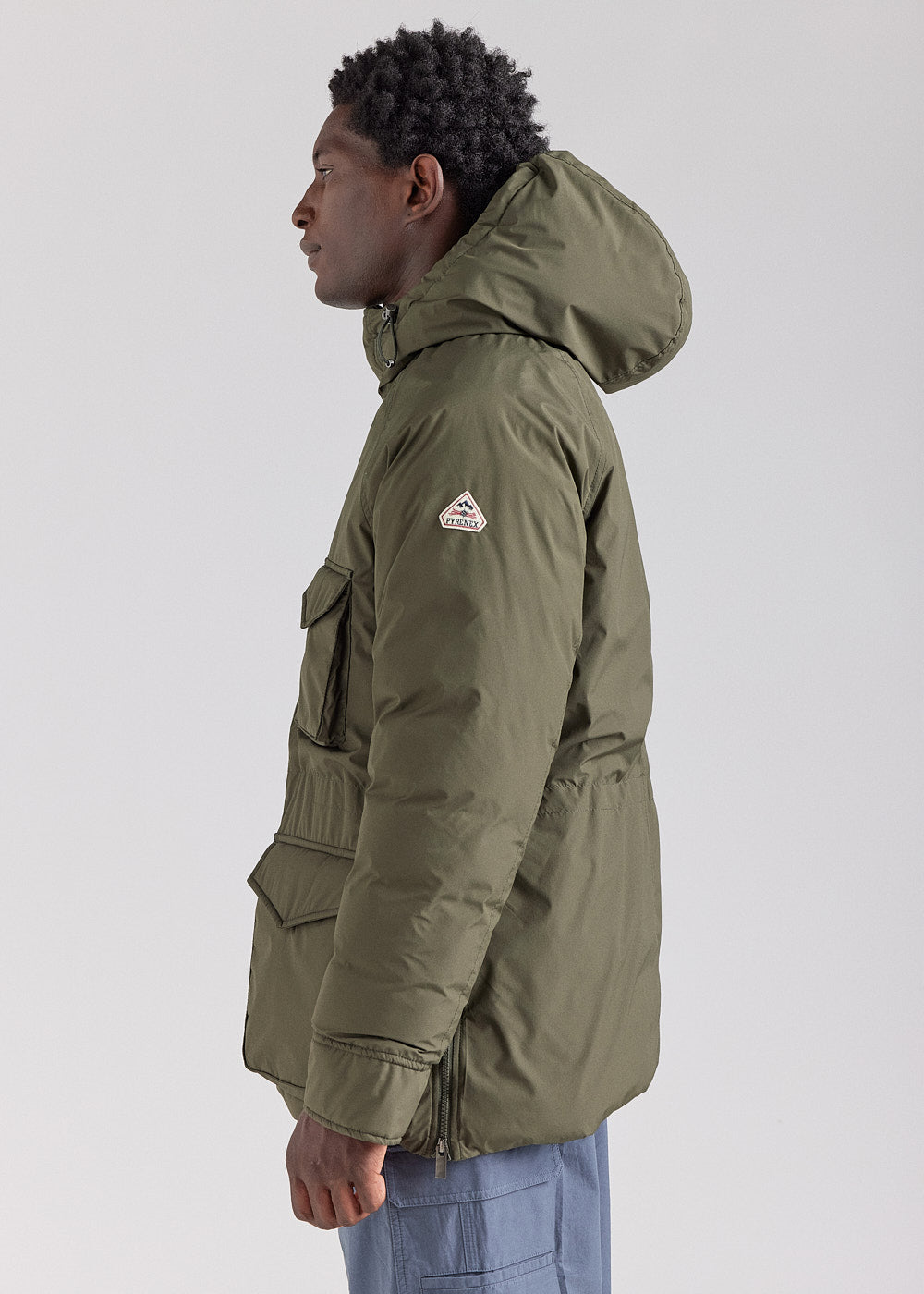 pyrenex-bazus-parka-homme-duvet-naturel-khaki image 3