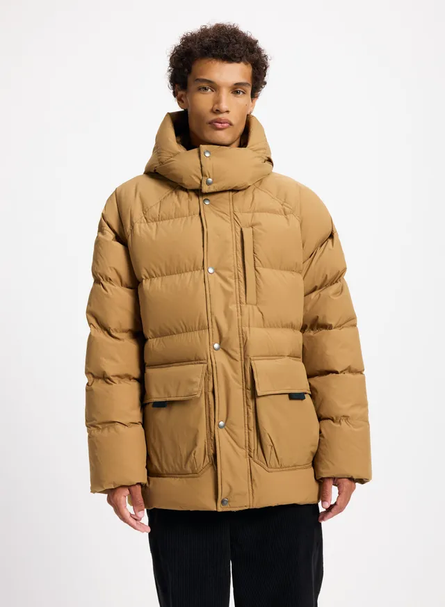 pyrenex-doudoune-voyager-homme-ocre-en-duvet-naturel image 1