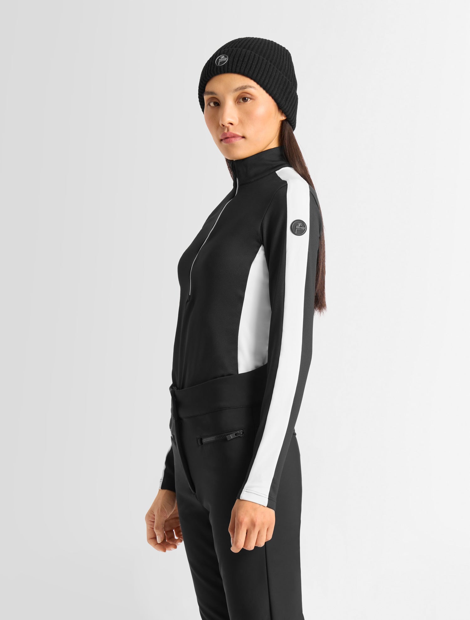 fusalp-sous-pull-negam-col-zipp-powerstretch image 2