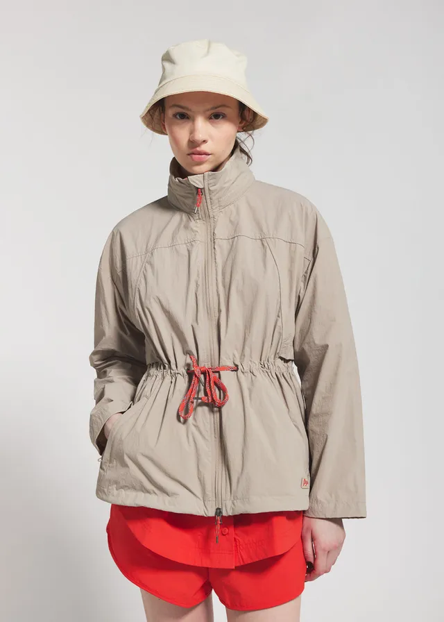 pyrenex-climb-coupe-vent-court-femme-beige image 1